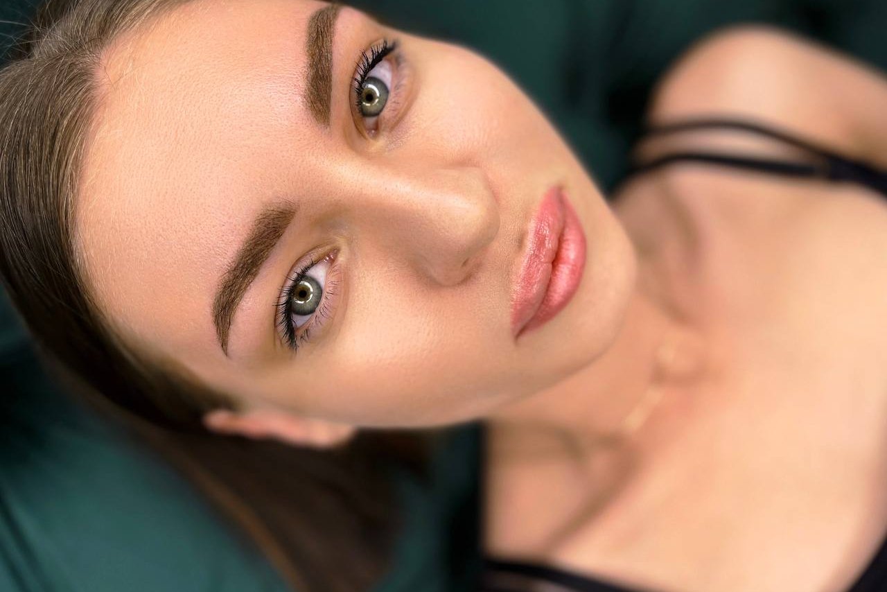 Natural beauty with permanent makeup