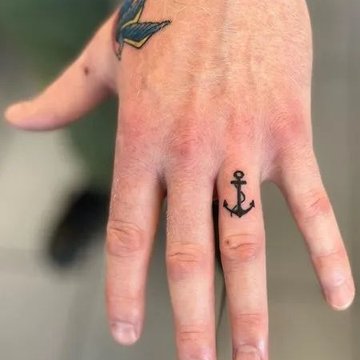 Мужские мини тату (24)