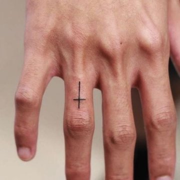 Мужские мини тату (23)