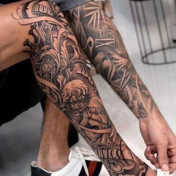 Рукав на ноге (9)