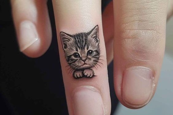 Женские тату на пальцах (9)