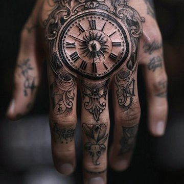 мужские тату на пальцах (26)