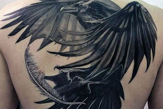 мужские тату на спине (2)