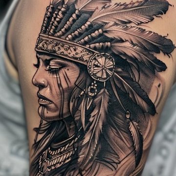 тату коренных американцев (6)