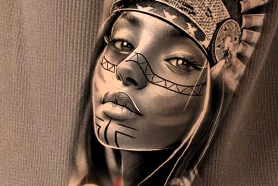 тату коренных американцев (4)