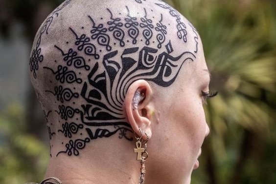 тату на голове (15)