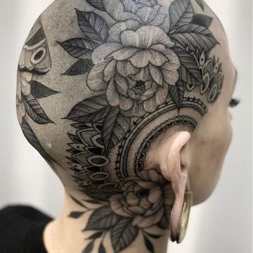 тату на голове (17)