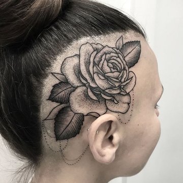 тату на голове (18)