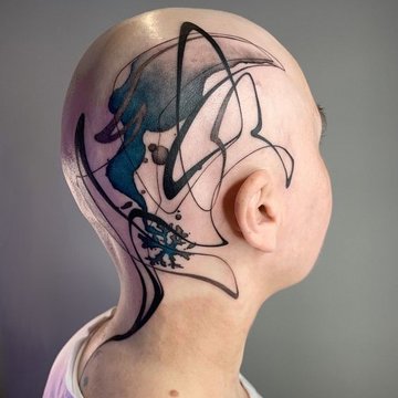 тату на голове (19)