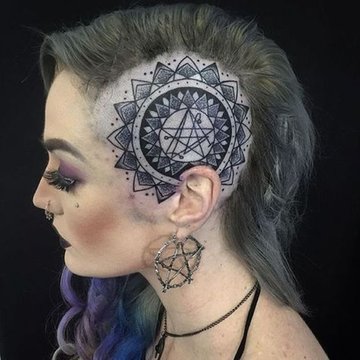 тату на голове (29)