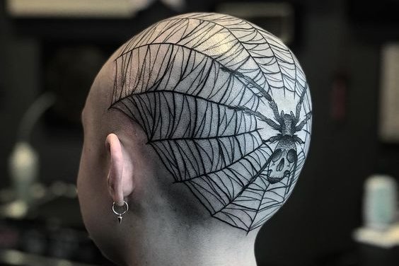 тату на голове (9)